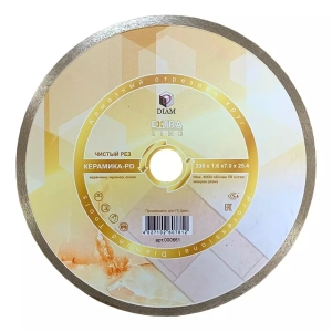 Алмазный диск DIAM керамика-PD Extra Line 230x1,6x7,0x25,4